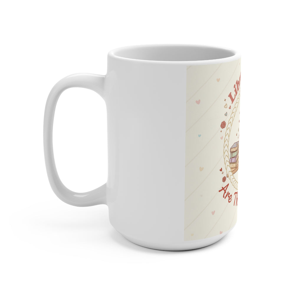 Library Days Are The Best Days Cat Mug 15oz