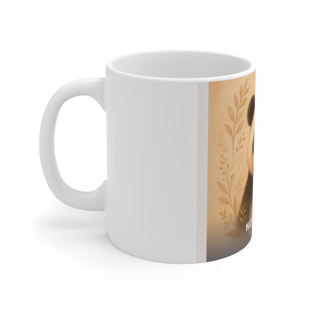 "No Excuses" Black Cat Mug | College Girl Gift | Fashion | KayKay Classics
