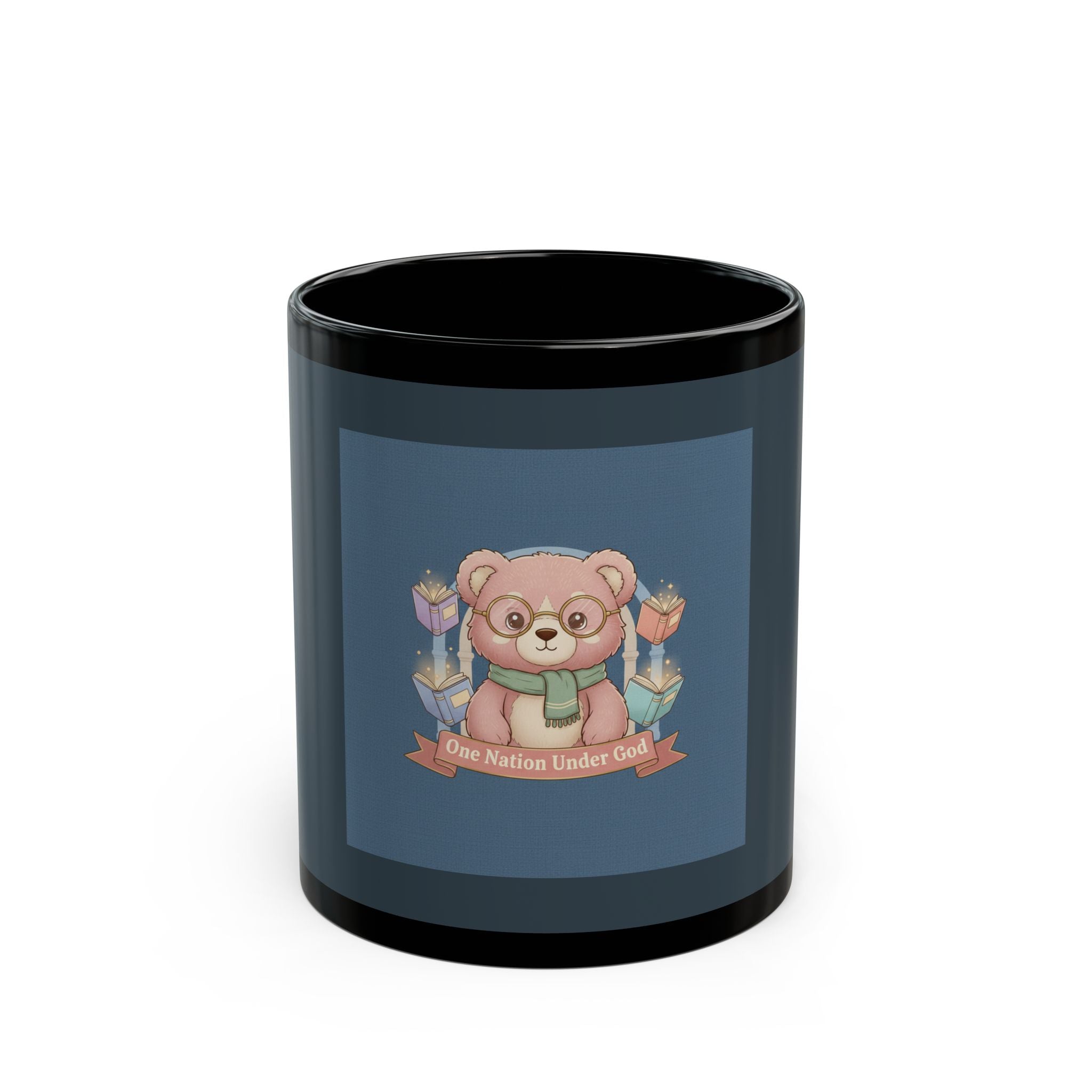 Bear Black Mug 11oz – One Nation Under God