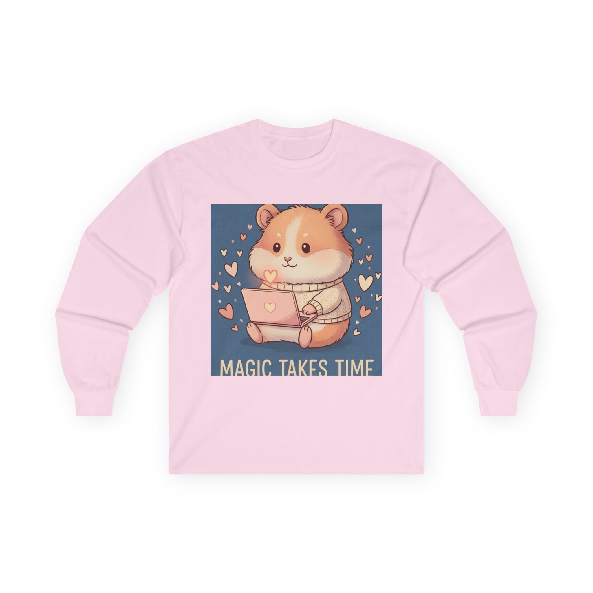 Hamster Long Sleeve Tee – Magic Takes Time