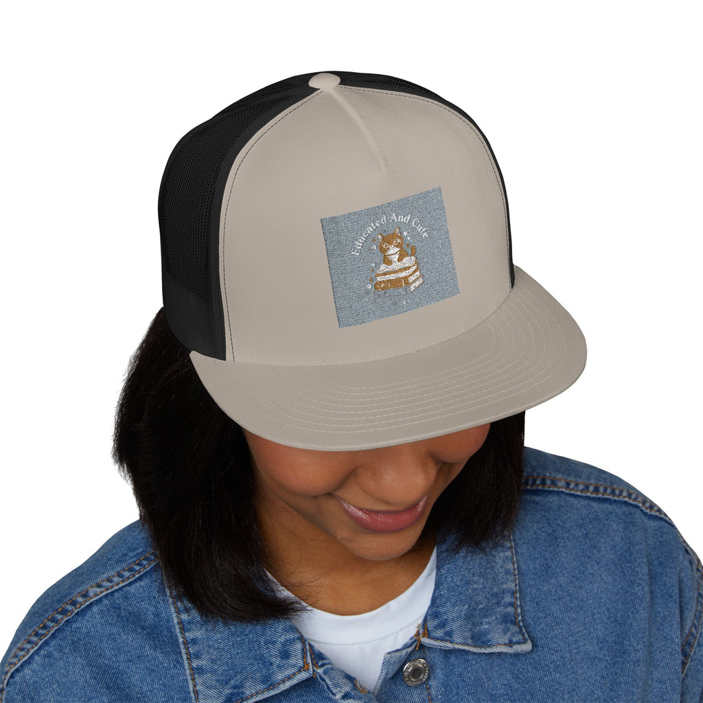 Educated and Cute Trucker Cap