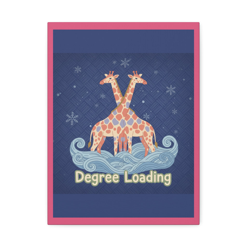 Degree Loading Giraffe Canvas
