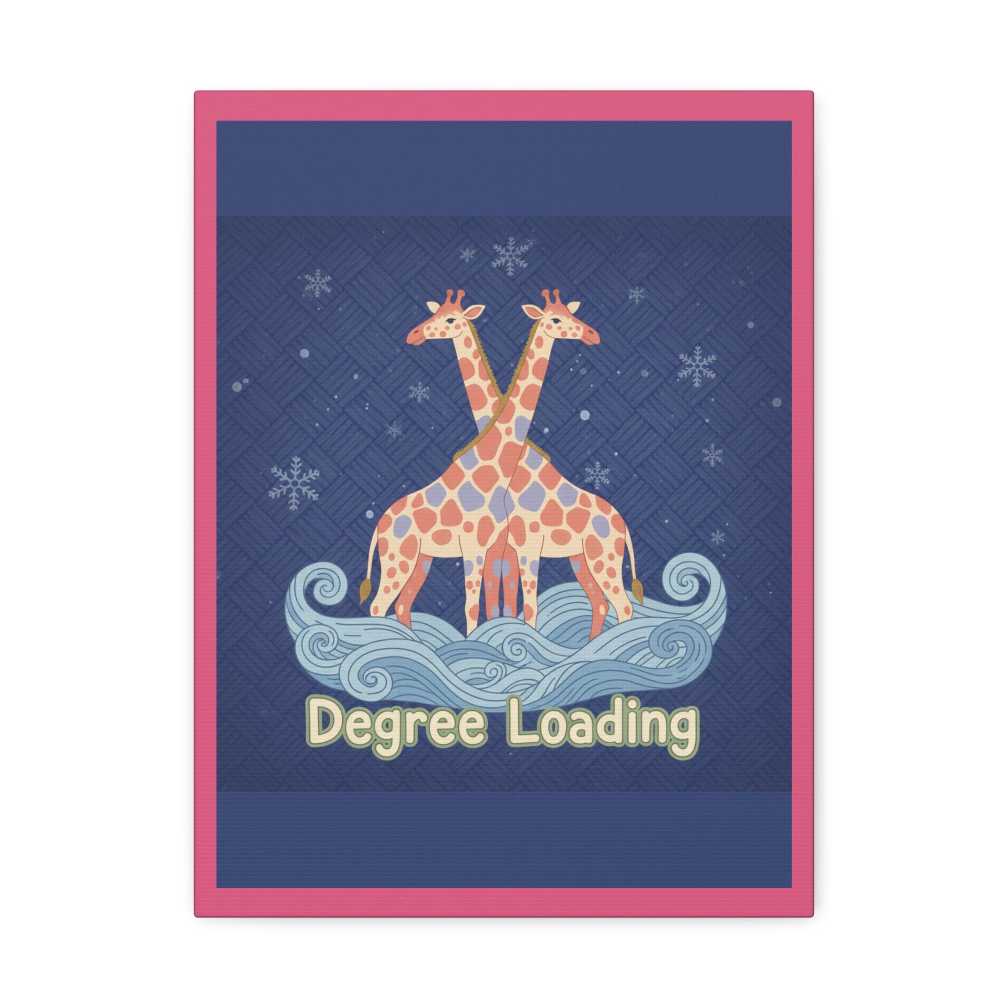 Degree Loading Giraffe Canvas