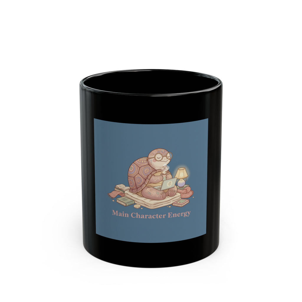 Bunny Black Mug 11oz – Main Character Energy