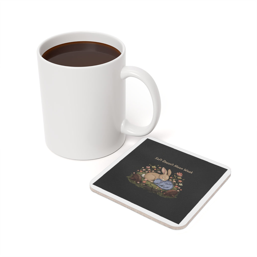 Dragon Cork Coaster – Soft Doesnt Mean Weak