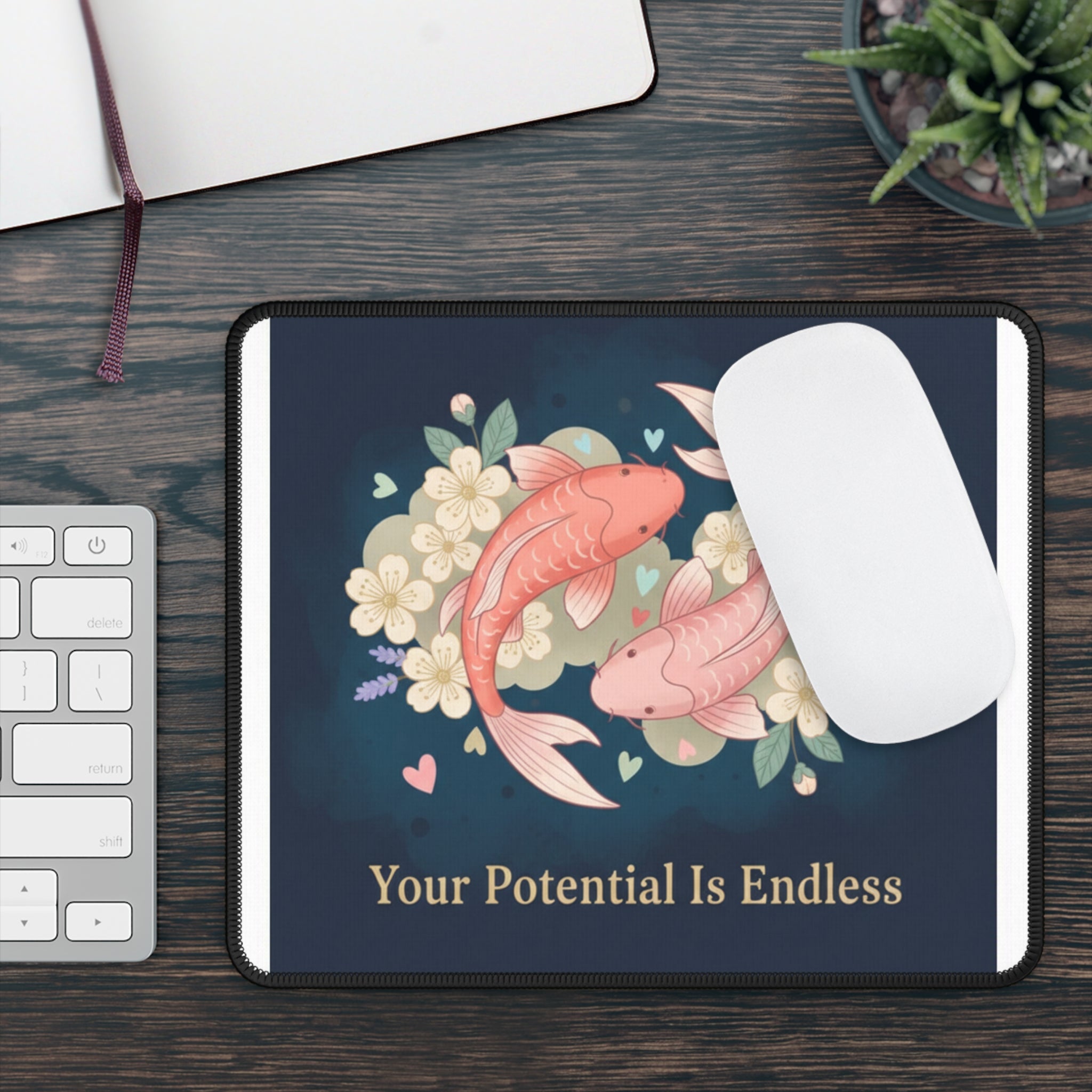 Koi Mouse Pad – Your Potential is Endless
