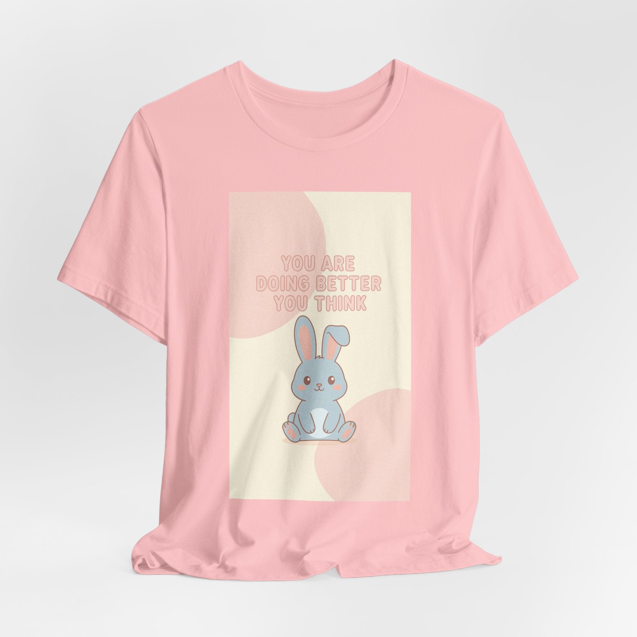 "YOU ARE DOING BETTER YOU THINK" Black Cat Women Tee | College Girl Gift | Fashion | KayKay Classics