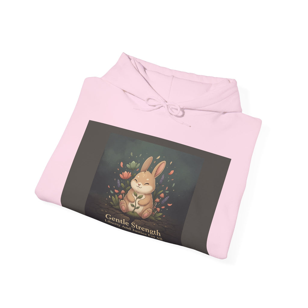 Bunny Hoodie – Gentle Strength Liberty and Justice for