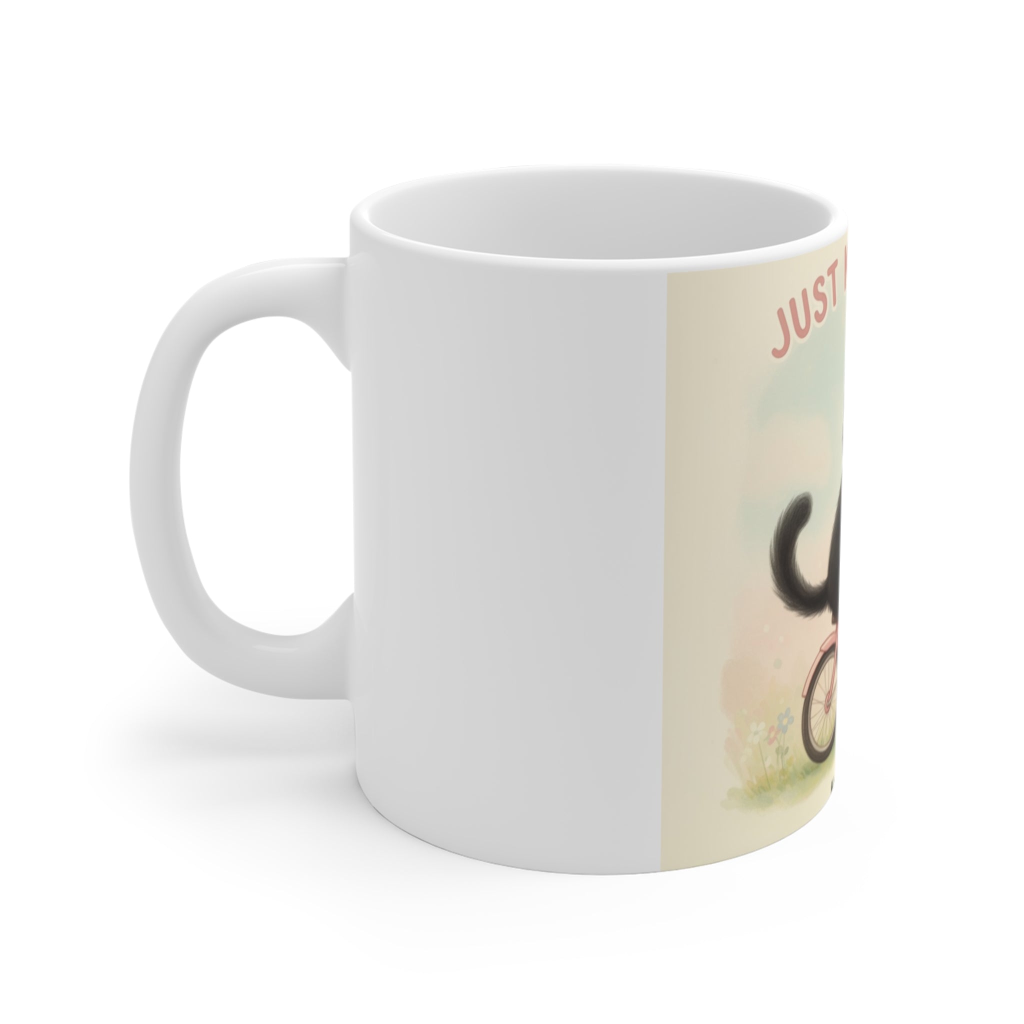 JUST KEEP GOING Cat Mug 11oz