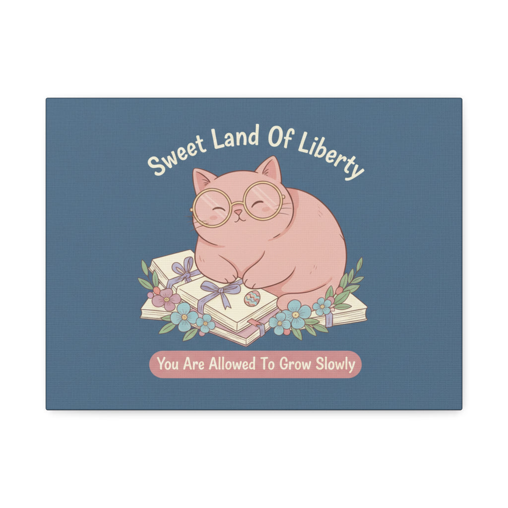 Cat Canvas Print – Sweet Land of Liberty