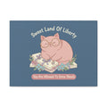 Cat Canvas Print – Sweet Land of Liberty