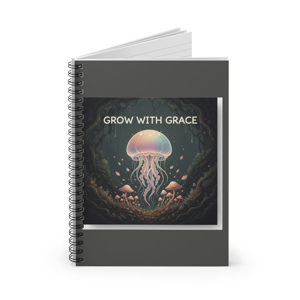 Kawaii Jellyfish Spiral Notebook – Grow With Grace