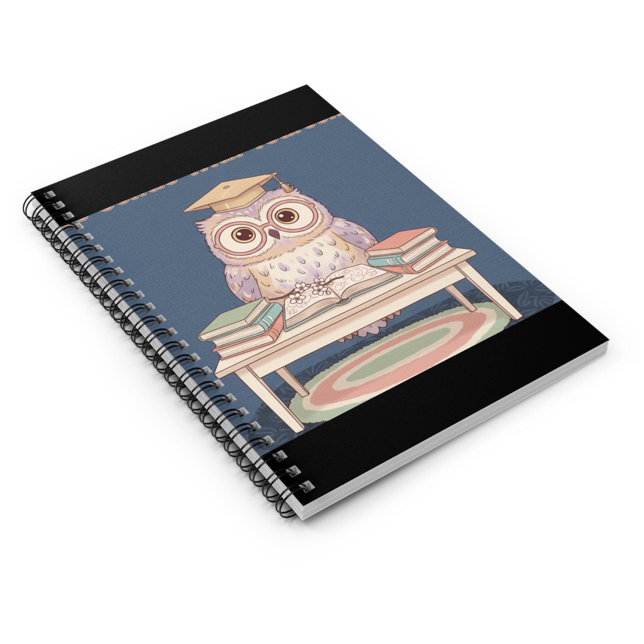 Owl Spiral Notebook – Be Gentle With Yourself