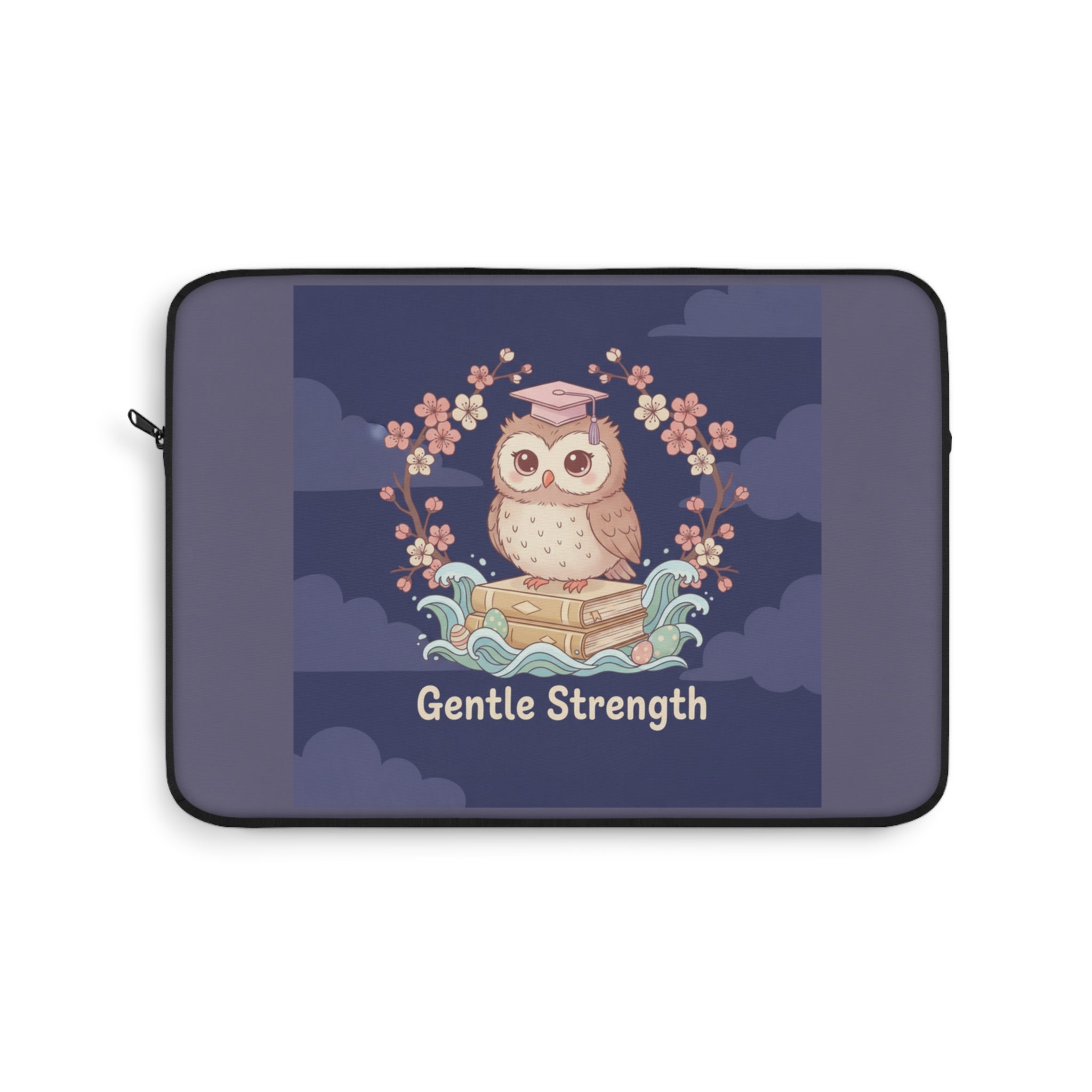 Owl Laptop Sleeve – Gentle Strength