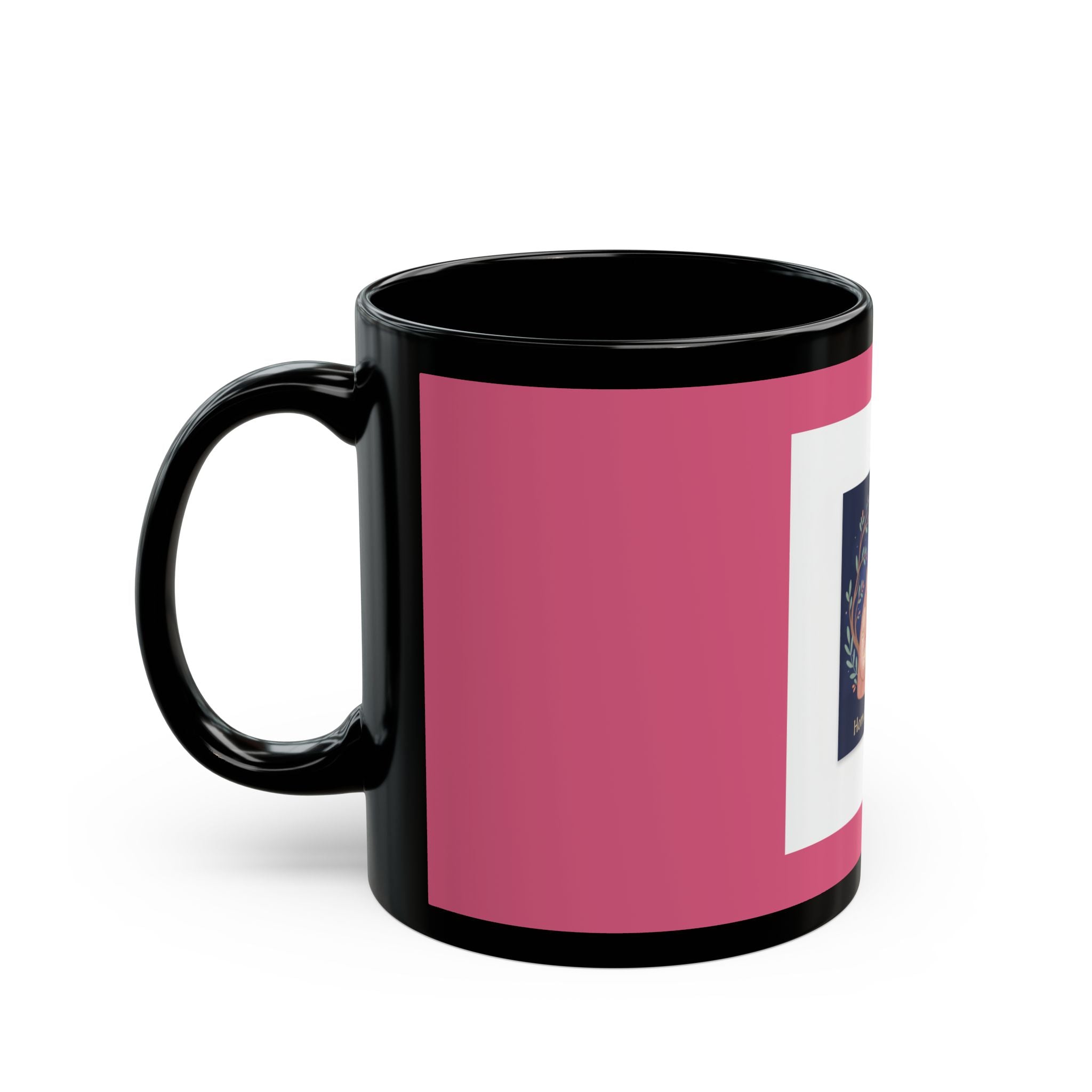 Giraffe Black Mug 11oz – Home of the Brave