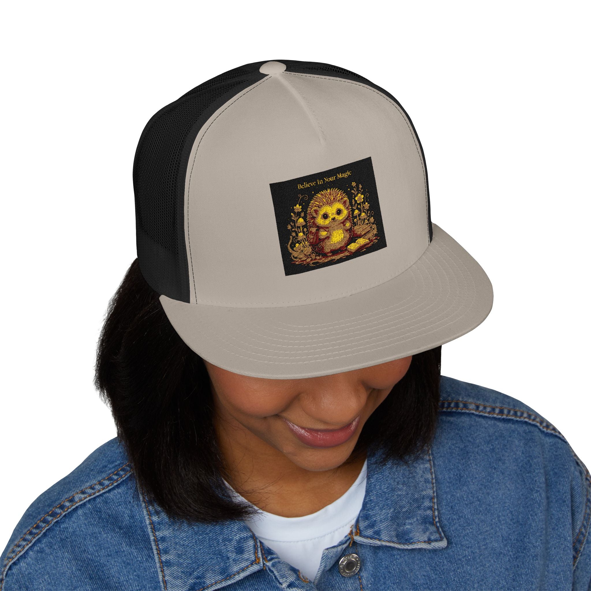 Hedgehog Trucker Cap – Believe in Your Magic
