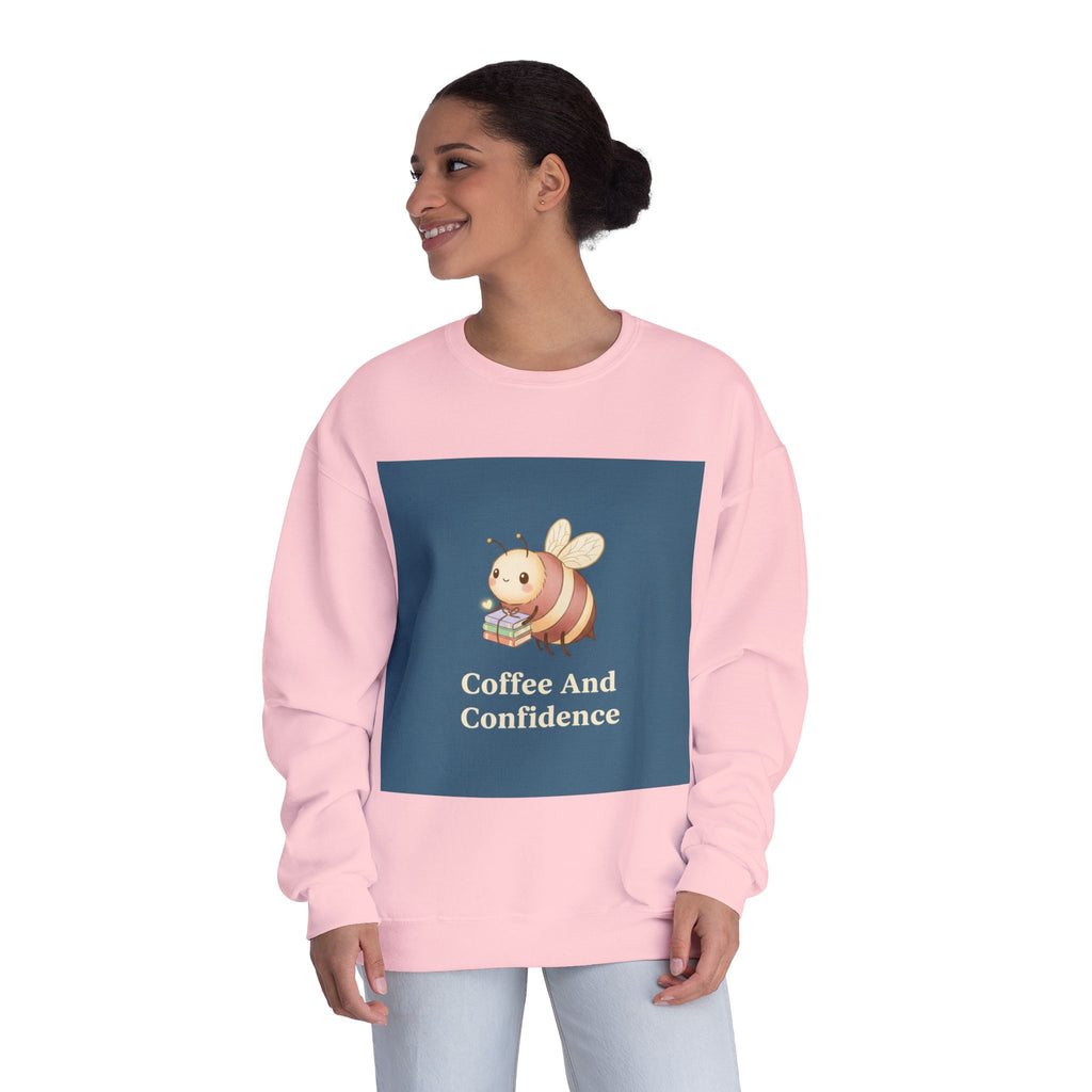 Bee Crewneck Sweatshirt – Coffee and Confidence