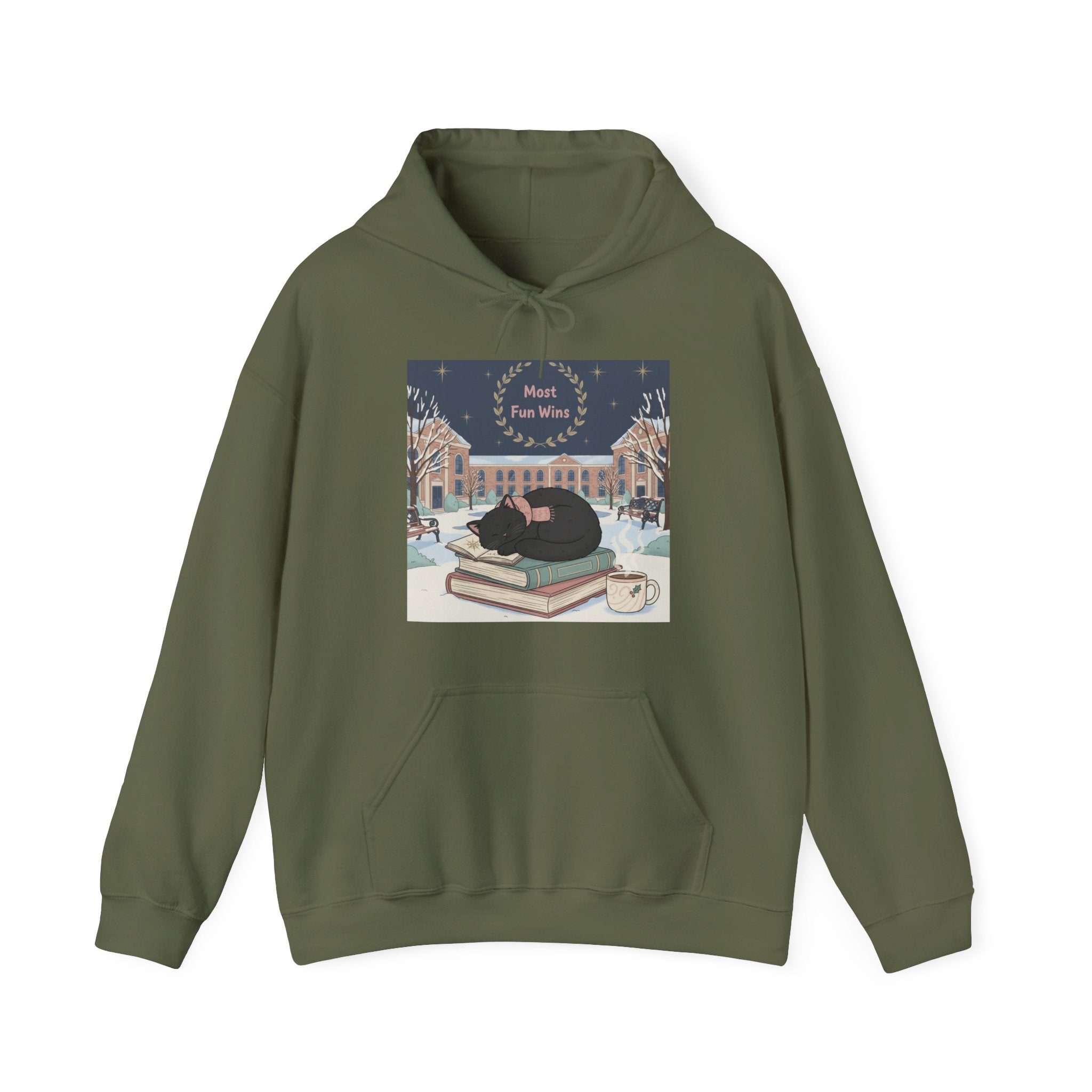 Black Cat Hoodie – Most Fun Wins