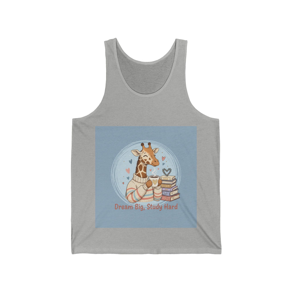 Dream Big, Study Hard Giraffe Tank Top