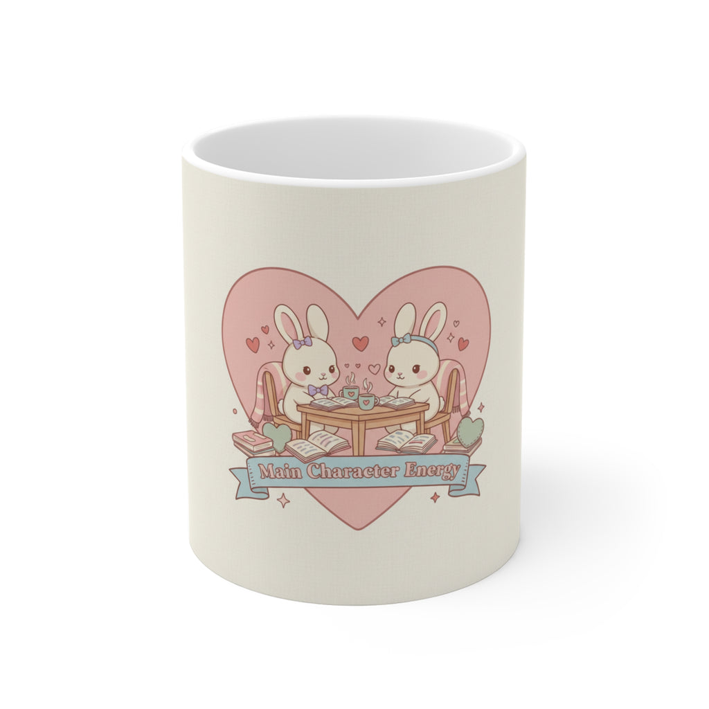 Main Character Energy Rabbits Mug 11oz