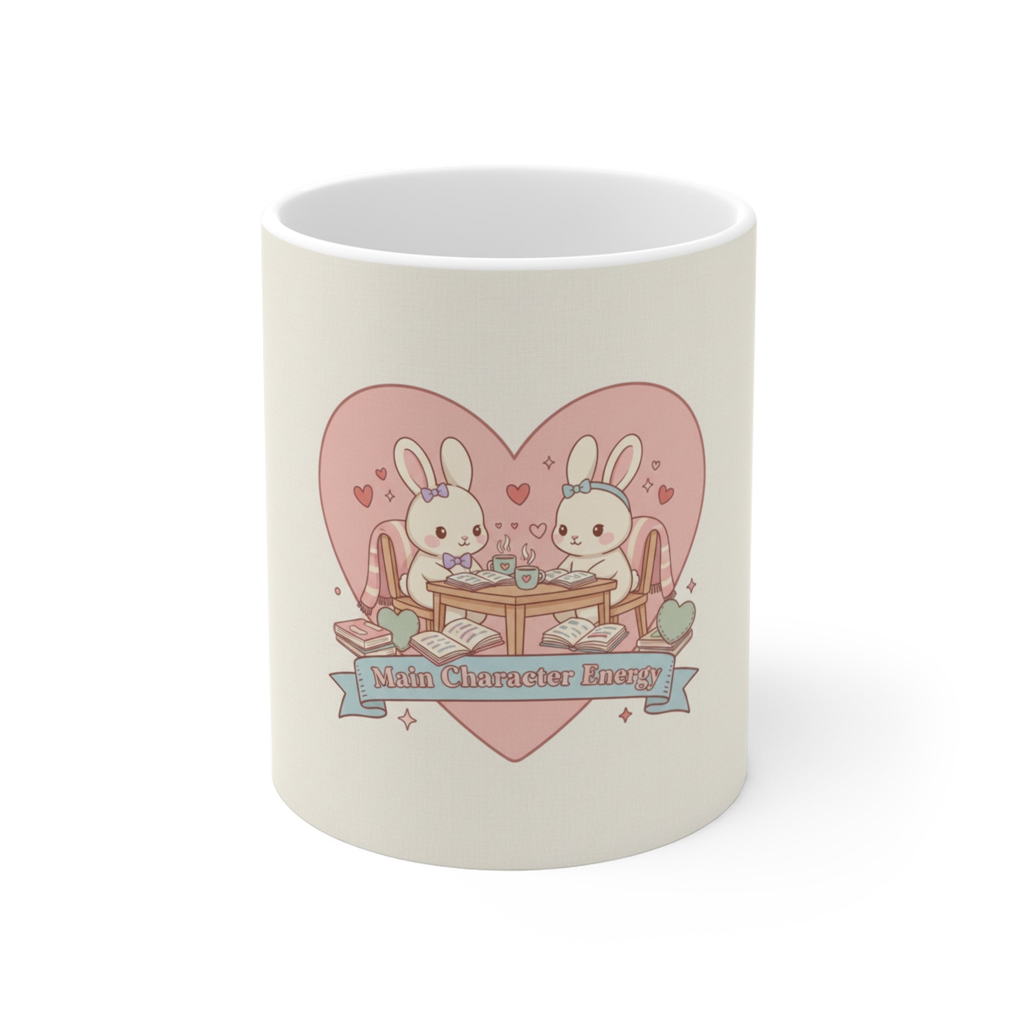 Main Character Energy Rabbits Mug 11oz