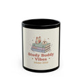 Study Buddy Vibes Winter 2024 Butterfly Black Mug 11oz