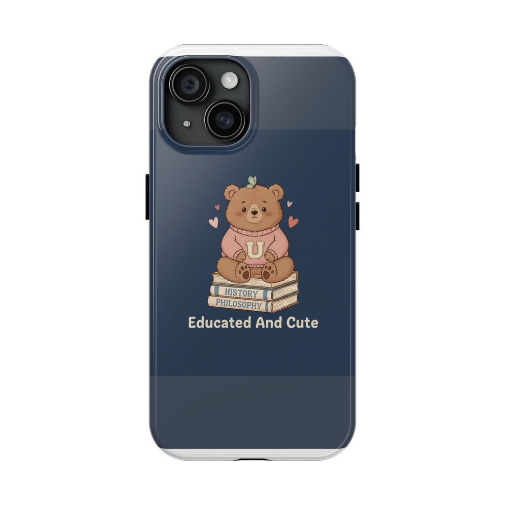 Bear Tough Phone Case – Educated and Cute