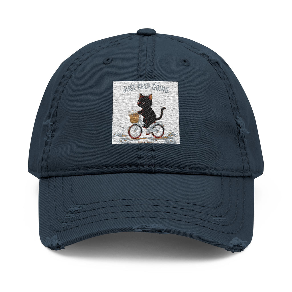 JUST KEEP GOING Dad Hat