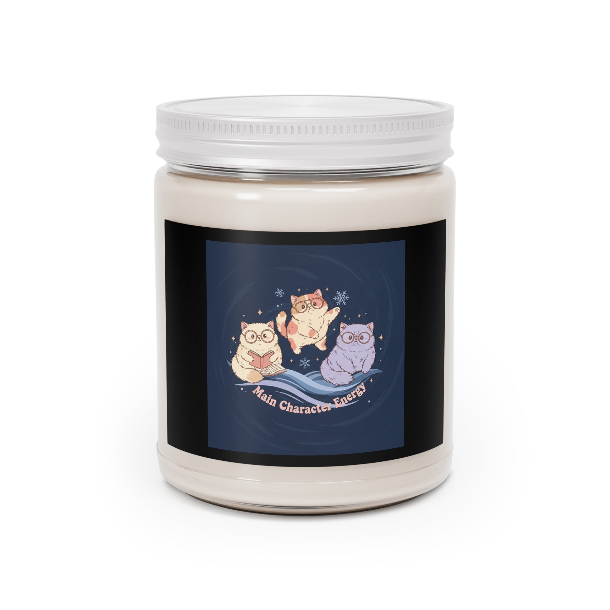 Cats With Glasses Scented Candle – Main Character Energy