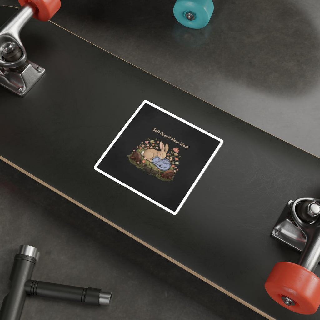 Dragon Die-Cut Sticker – Soft Doesnt Mean Weak