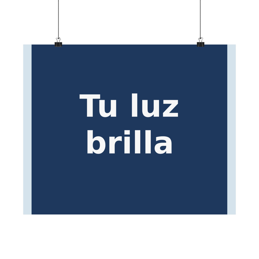 "Tu luz brilla" Black Cat Poster | Trendy Gift for Her | Lifestyle | KayKay Classics