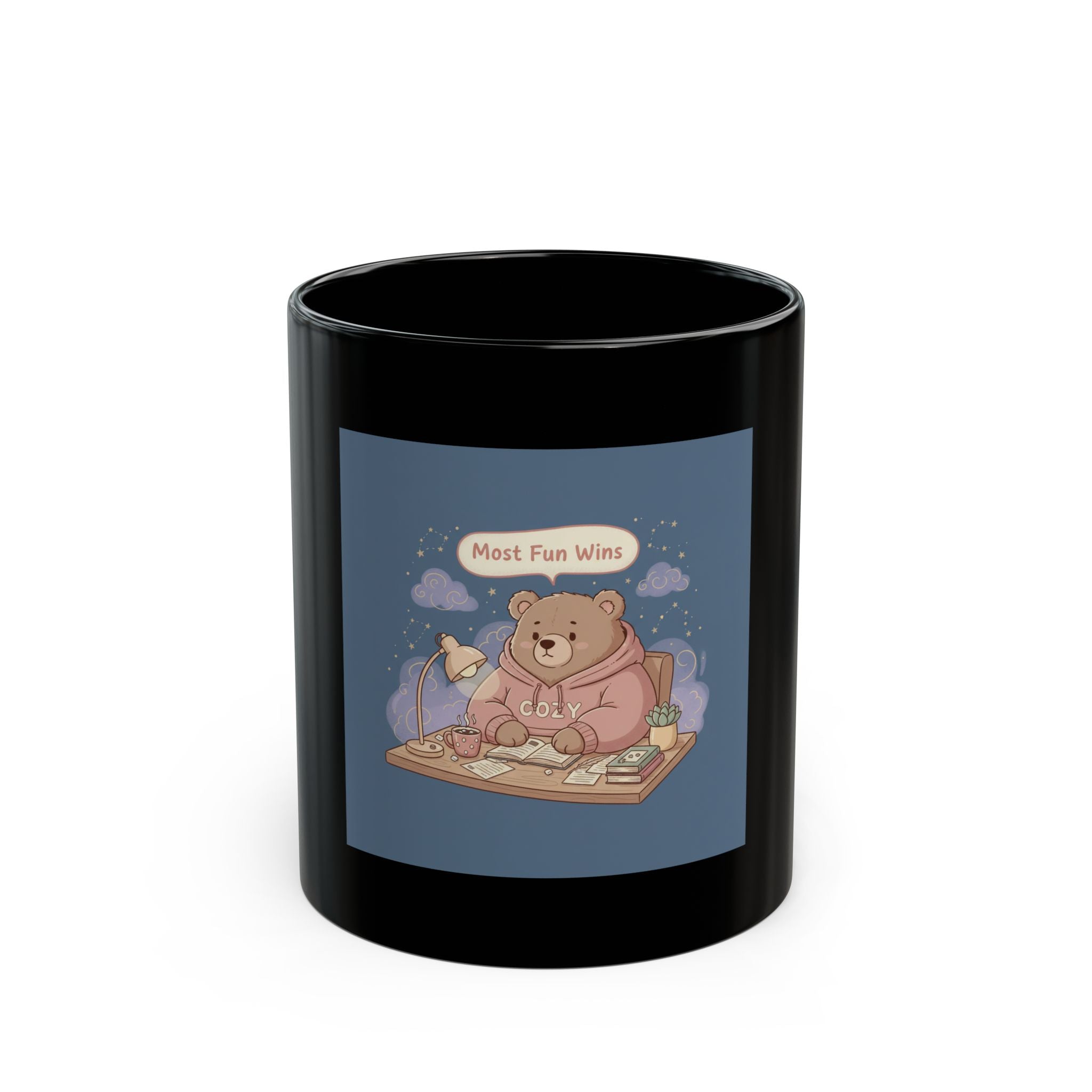Bear Black Mug 11oz – Most Fun Wins