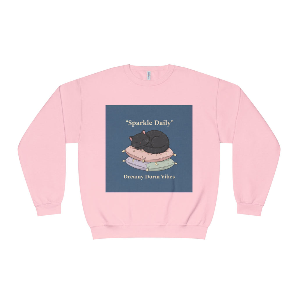 Black Cat Crewneck Sweatshirt – Sparkle Daily Dreamy Dorm Vibes