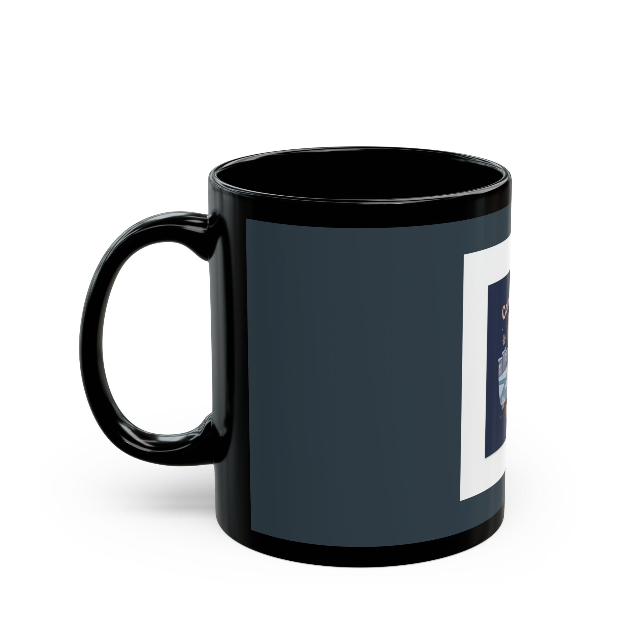 Rabbit Black Mug 11oz – Campus Queen