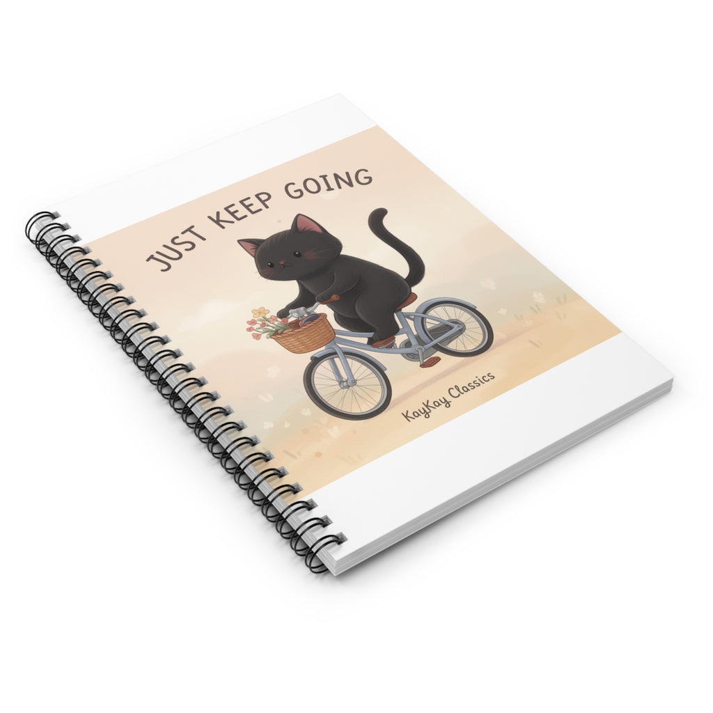 JUST KEEP GOING Spiral Notebook