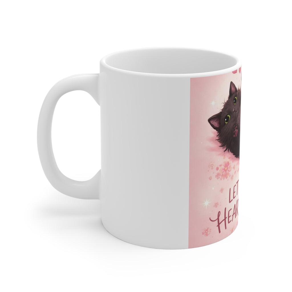 LET YOUR HEART REST Cat Mug 11oz