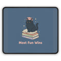 Black Cat Mouse Pad – Most Fun Wins