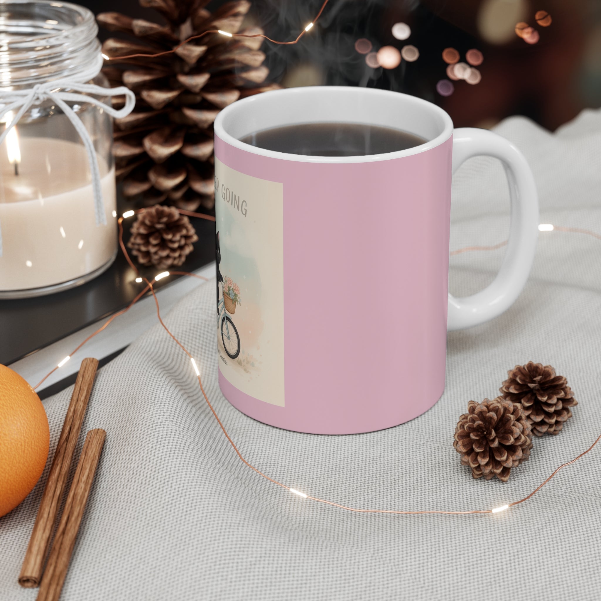"Design" Black Cat Mug | College Girl Gift | Fashion | KayKay Classics