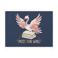 Crane Canvas Print – Most Fun Wins