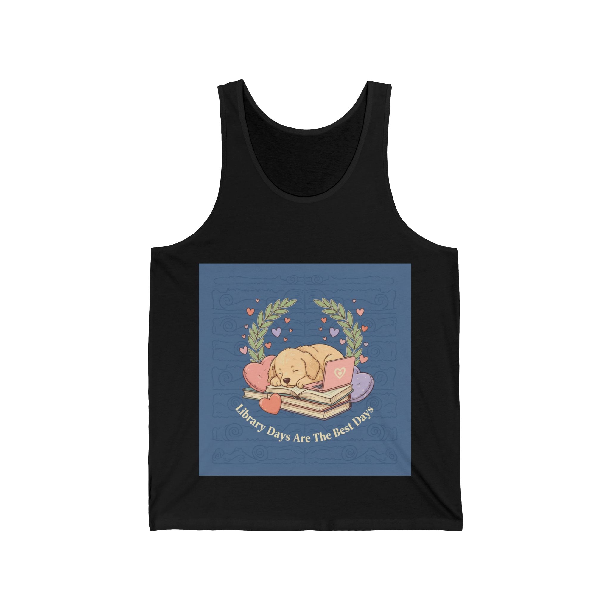 Library Days Are The Best Days Dog Tank Top