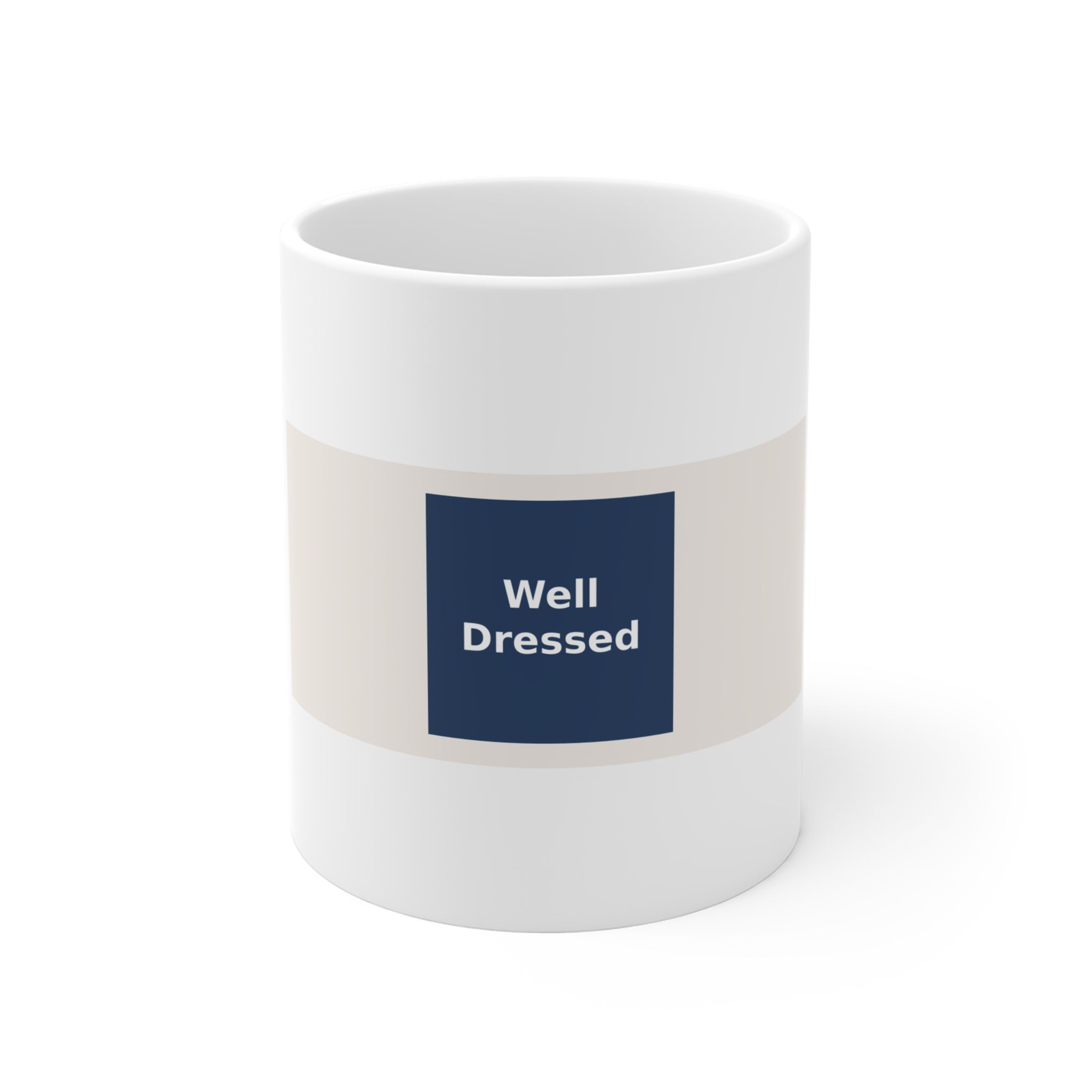 "Well Dressed" Black Cat Mug | College Girl Gift | Fashion | KayKay Classics