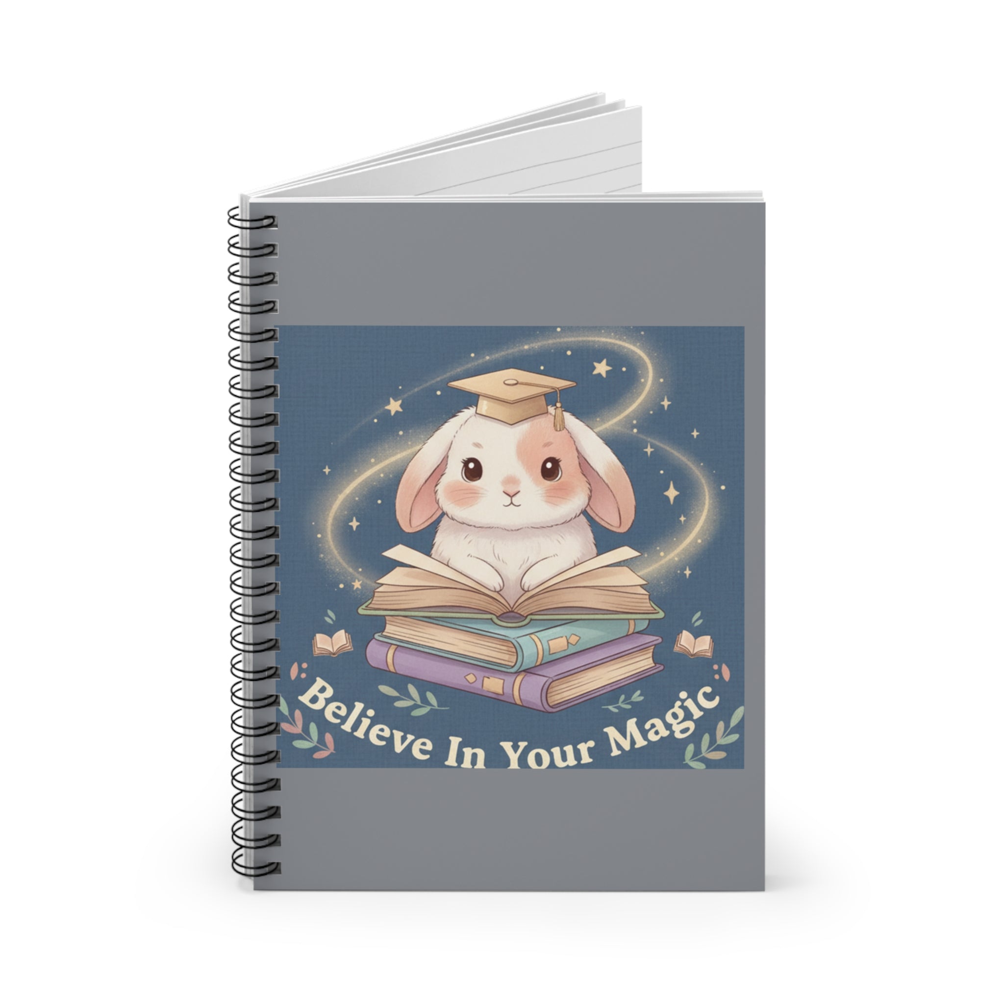 Bunny Spiral Notebook – Believe in Your Magic