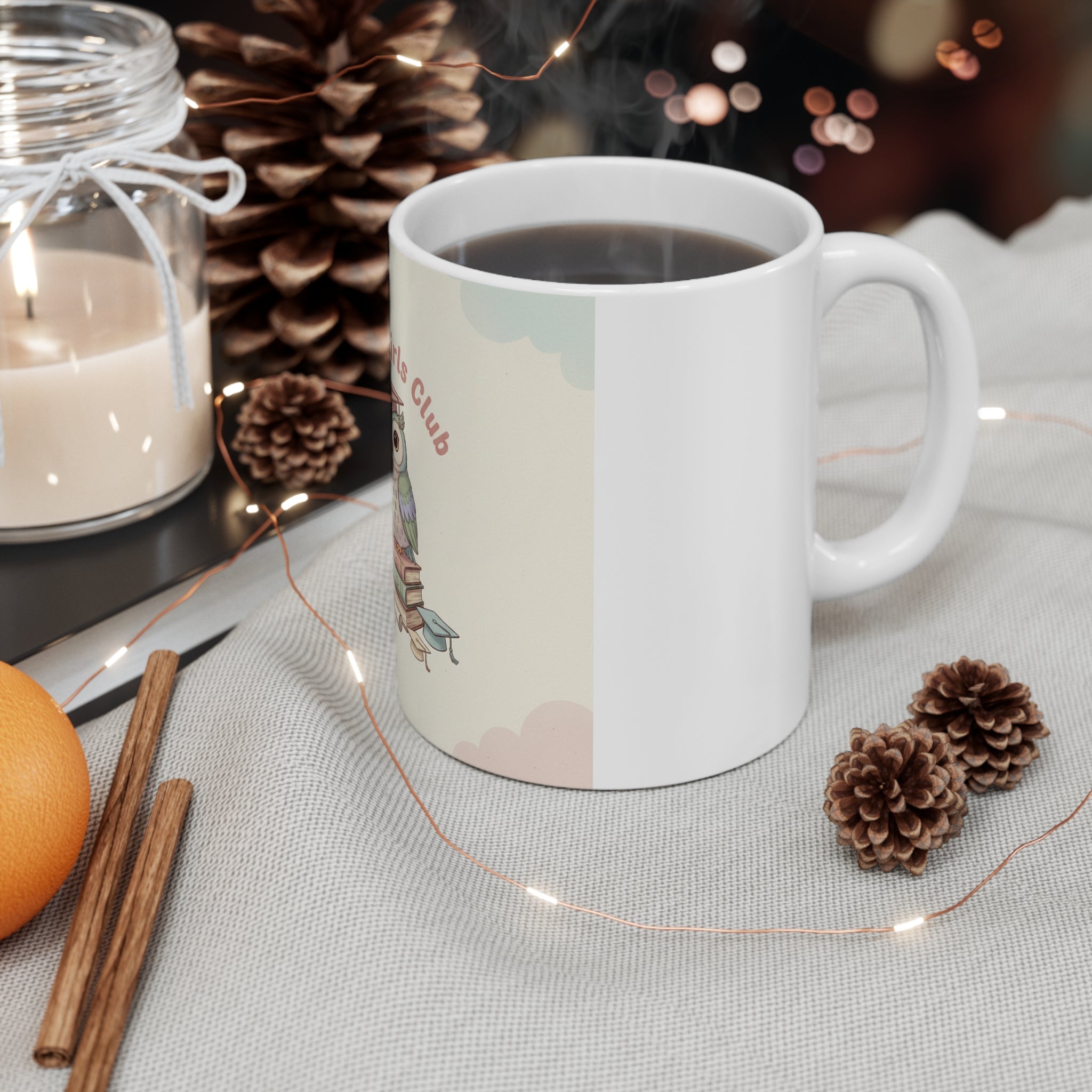 Smart Girls Club Owl Mug 11oz