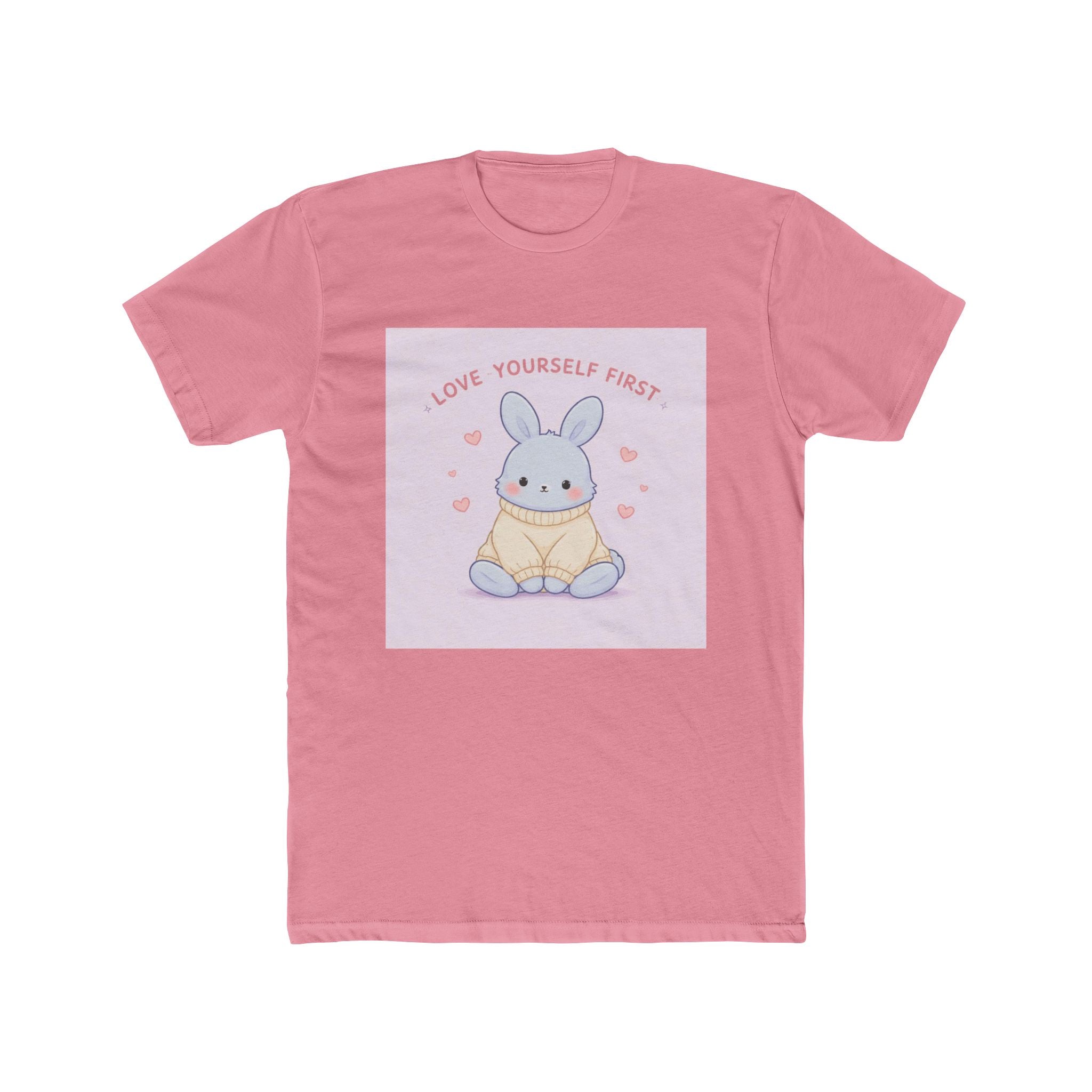 "LOVE YOURSELF FIRST" Black Cat Unisex Tee | College Girl Gift | Fashion | KayKay Classics