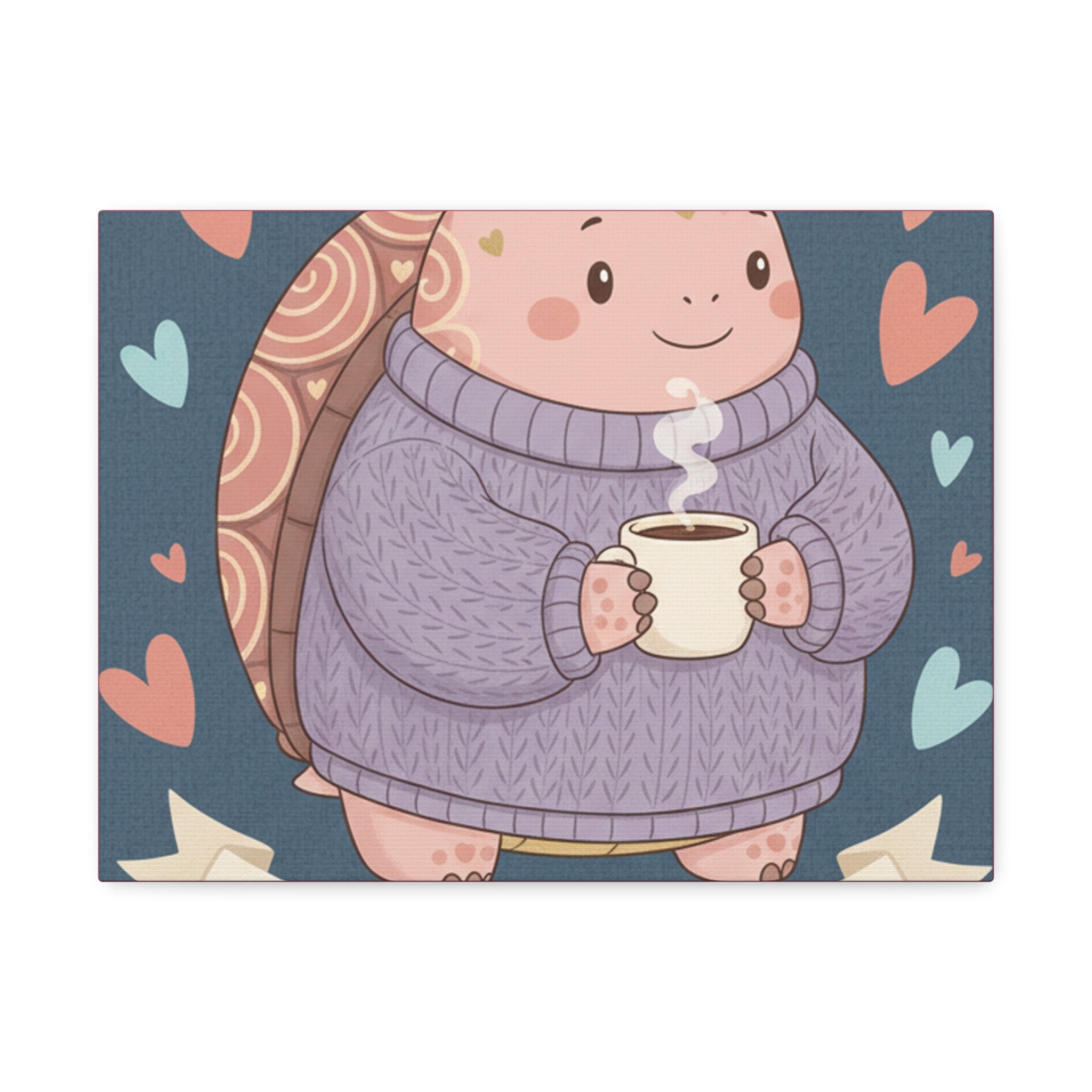 Turtle Canvas Print – She Believed She Could