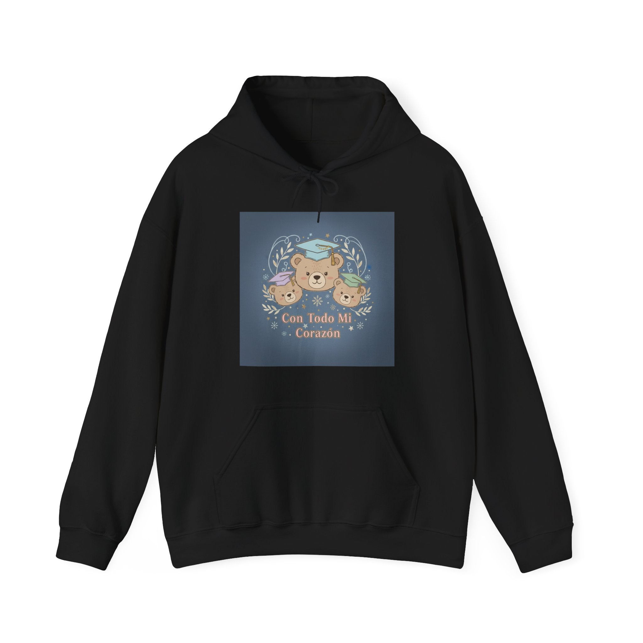Con Todo Mi Corazón Bear Hoodie