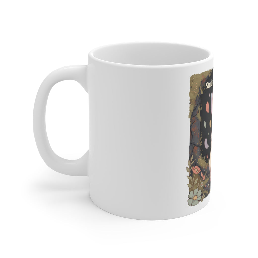 Bunny Mug 11oz – Study Now Slay Later