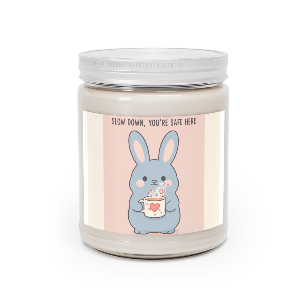 SLOW DOWN, YOU’RE SAFE HERE Rabbit Scented Candle
