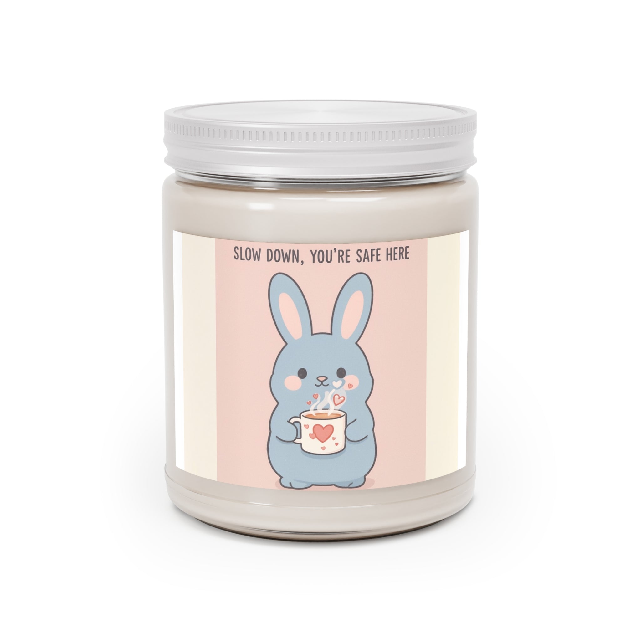 SLOW DOWN, YOU’RE SAFE HERE Rabbit Scented Candle