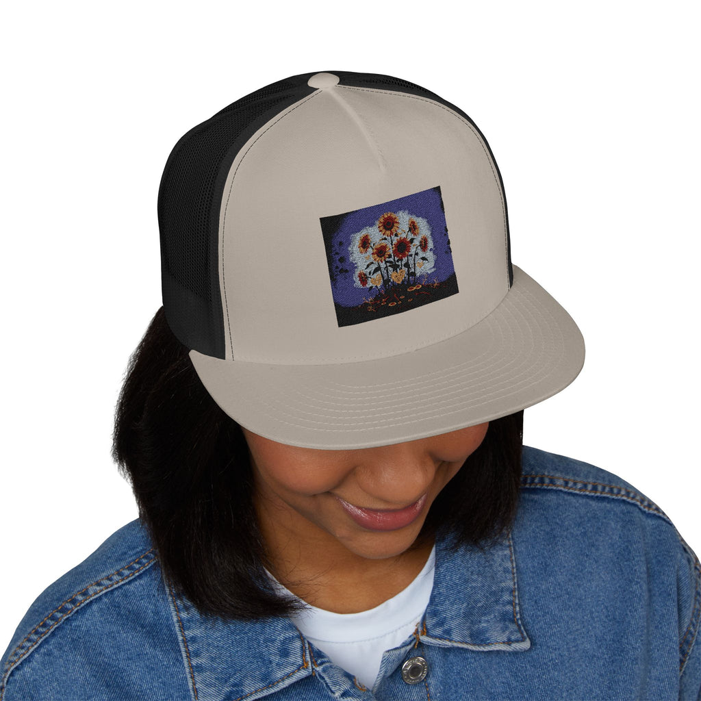Sunflowers Trucker Cap – In God We Trust